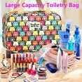 thumbnail image 3 of Travel Toiletry Bag for Women, Water-Resistant Cosmetic Bag for Makeup Accessories, Portable Travel Makeup Organizer Little Bear, 3 of 8