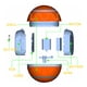 thumbnail image 4 of Juguete interactivo para perros Billuyoard Bola de luz LED Amarillo, 4 of 6