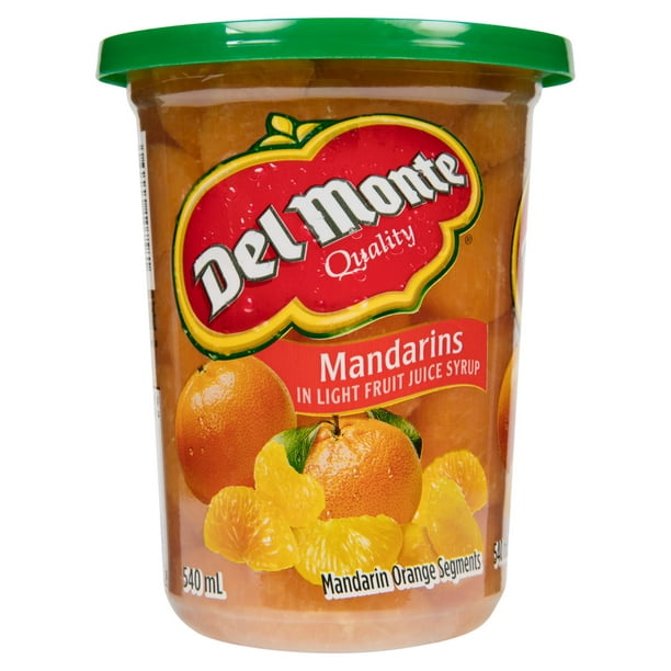 Del Monte® Mandarin orange segments 100% fruit juice from concentrate 