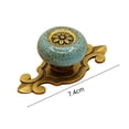 thumbnail image 5 of Joernso Compact Cabinet Knobs Polished Copper Vintage Colored Glaze Drawer Pulls for Home, 5 of 8