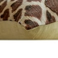 thumbnail image 5 of Autumn Throw Pillow covers Brown 16"x16" (40x40 cm) Jacquard Animal Pattern, Beaded, Hand Embroidery Pillow Case, Animal Modern Style - Forest Fables, 5 of 9