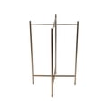thumbnail image 4 of Mainstays White Brass Metal Round Glam Plant Stand, 4 of 8