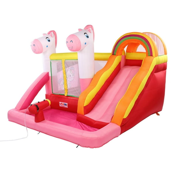 inflatable water slide without blower