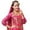 Hot Pink, variant on Girls Belly Dance Performance Top Long Sleeve Sequin Chiffon Blouse For Carnival Party