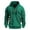 Dark Green, variant on TOWED22 Men's Hoodies Casual Pullover Hooded Sweatshirt Long Sleeve Quarter Zip Hoody Tops With Kangaroo Pocket(AG,XL)
