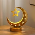 thumbnail image 4 of Decoración Eid Estrella Luna Lámpara Decoración Islam Decorativo LED Lámpara de cabecera Decoración de mesa para la decoración, 4 of 7