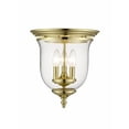 thumbnail image 2 of Livex Legacy Support de Plafond en Laiton Poli, 2 of 4