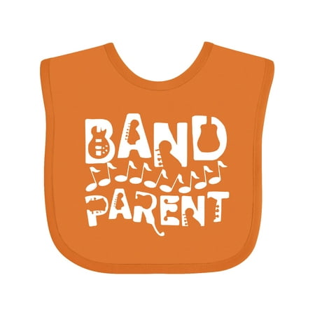 

Inktastic Musical Band Parent Music Notes White Gift Baby Boy or Baby Girl Bib