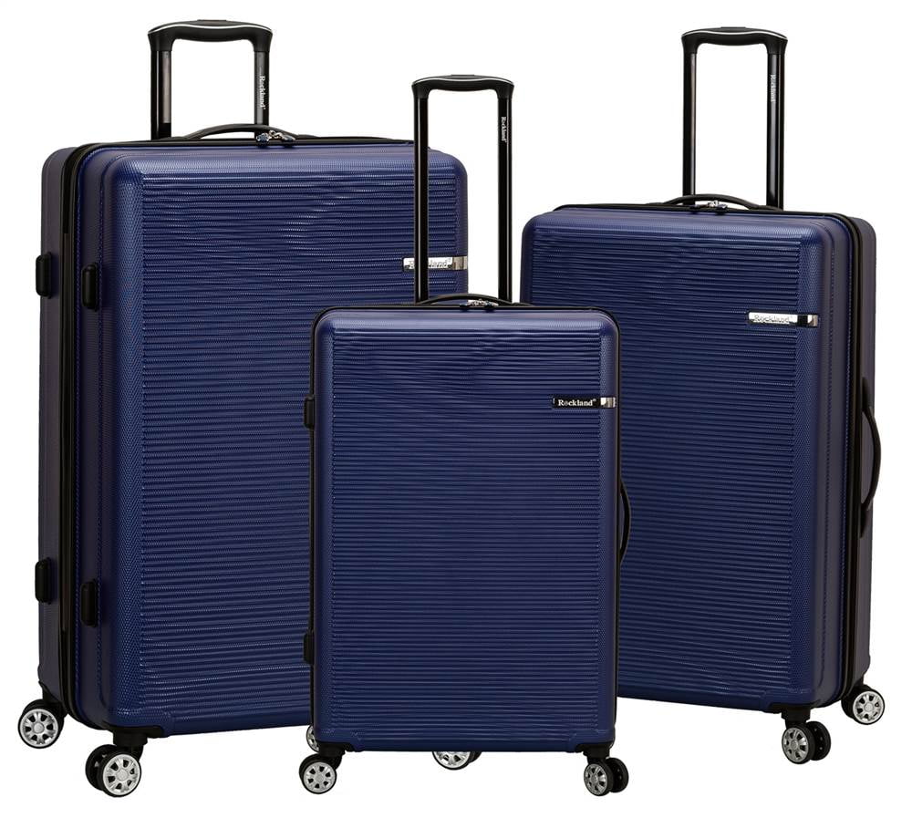 3-Pc Skyline Abs Non-Expandable Luggage Set in Blue - Walmart.com