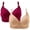 Red bras for women, variant on SEMPAI Wireless Bras for Women Plus Size Underwear Sporty,Comfortable,Breathable,Push-Up and Sexy Ladies Full Coverage Seamless Full Figure Bras Underwear,Bras