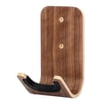thumbnail image 1 of GLFILL Premium Wood Base Guitar Wall Mount Practical Hanger for Easy Instrument Access For Violin, 1 of 6