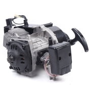 2 Stroke Engine Motor 49CC Racing Complete Engine Motor Pull Start Motorized Bike Engine Kit for Pocket Bike Mini Dirt Bike ATV Scooter