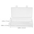 thumbnail image 2 of 2Pcs Clear Plastic Battery Case Storage Holder Box Container, 2 of 9