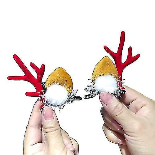 Diadema navideña, árbol de Navidad, horquilla, clip de asta, clip lateral, Papá Noel femenino