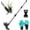 44", variant on Weed Puller Tool with Long Handle - 44" Heavy Duty Manual Weeder & Garden Hoe, 2 in 1 Uprooting Tool for Yard, Lawn, Flower Bed, and Patio, Durable Weed Remover for Gardening (44")
