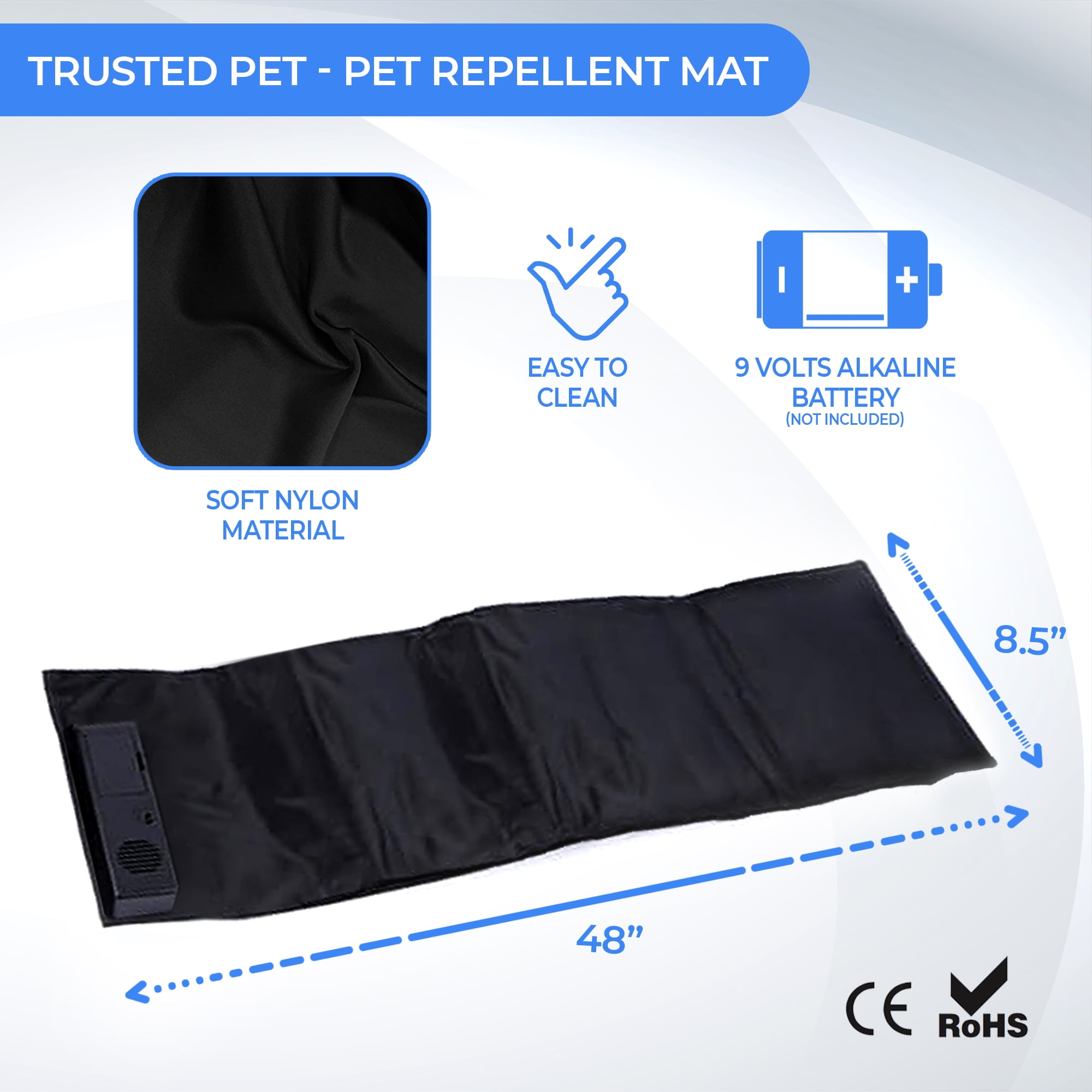 Trusted Pet-Pet Repellent Mats Sofa Scram Scat Pad Pets Sonic Keep Dogs Cats Off Furniture