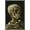 Barnwood Framed Version, variant on Skull of a Skeleton with Burning Cigarette by Vincent van Gogh Wall Poster, 22.375" x 34"