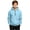 Blue, variant on Boys Quarter Zip Hoodie Fleece Hooded Sweatshirt With Pockets Kids Soft Long Sleeve Pullover Fall Winter School Clothes Gray Size 10-12years