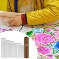 thumbnail image 3 of Tachiuwa 30 Pieces Large Eye Darning Pins with Wood Storage Box Crafting Tool DIY Handcrafts Making Hand Embroidery Yarn Knitting Pins, 3 of 10