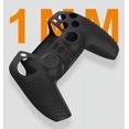 thumbnail image 3 of Cubierta personalizada con tallado de puntos traseros de goma de silicona para controlador PS5 Dualsense x 1 con tapa basculante * 4, tecla de disparo * 4, película de pantalla táctil ER, 3 of 6