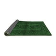 thumbnail image 2 of Ahgly Company Indoor Round Southwestern Emerald Green Country Area Rugs, 3' Round, 2 of 4