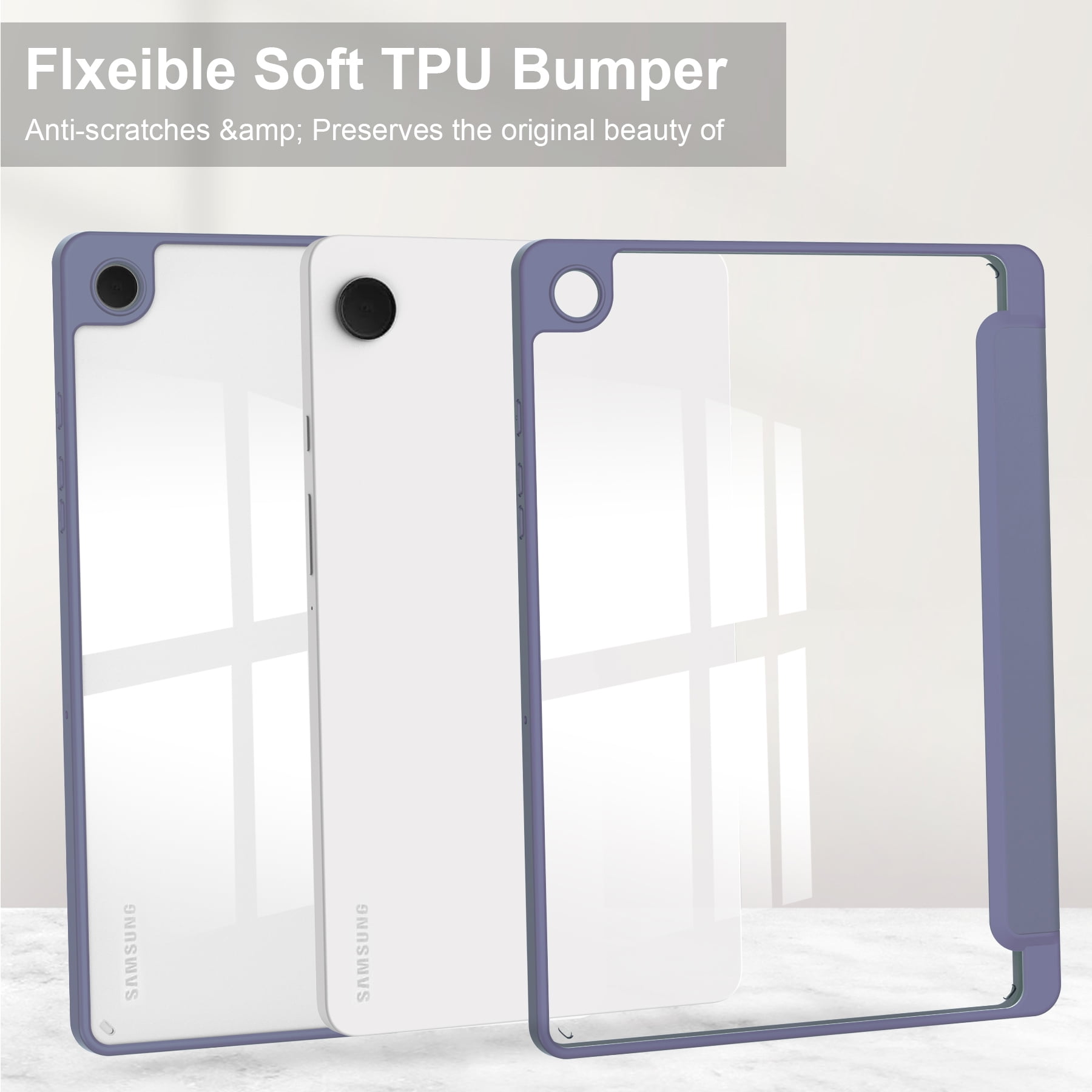 Avizar Coque Bumper pour Samsung Galaxy Tab A9 Plus Antichoc Souple  Transparent - Etui tablette - LDLC