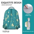thumbnail image 5 of "Sunflower & Wildflower Backpack for Women - Large Capacity College Backpack, Water-Resistant, Trendy Floral Pattern, Comfortable Carry", 5 of 6