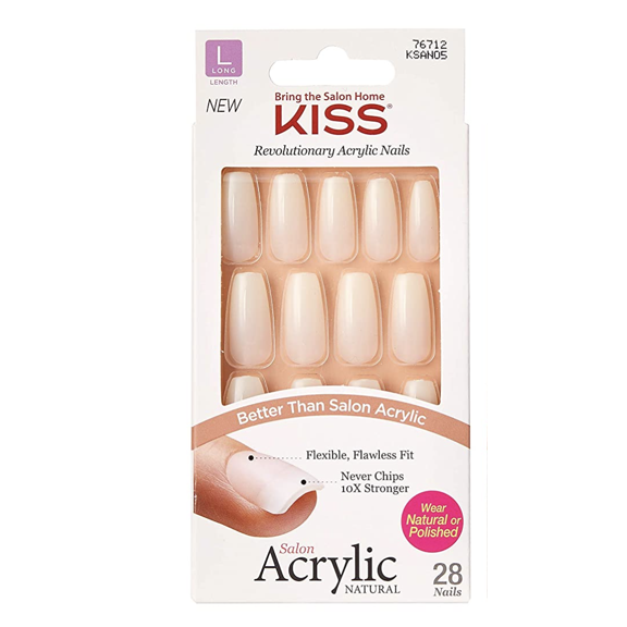 KISS Salon Acrylic Natural Nails KSAN05