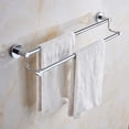 thumbnail image 4 of Towel Bar, Basic Double Towel Bars, Bathroom Stainless Steel Wall Mounted Towel Rack for Bathroom, 4 of 7