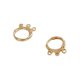 thumbnail image 1 of Qarigey 1 par de pendientes de aleación para mujer y niña, pendientes para encontrar oreja, joyería artesanal DIY, Clip para hacer joyería, Ropa, zapatos y accesorios Miscelánea Tipo 7 Qarigey AP015608-07, 1 of 6