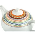 thumbnail image 2 of Kitchen Teapot with Lid 40.58 fl oz (1200 ml) Antique Mosaic Porcelain Tea Pot Brewer for Tea Coffee Serving Pot for Loose Tea, 2 of 8