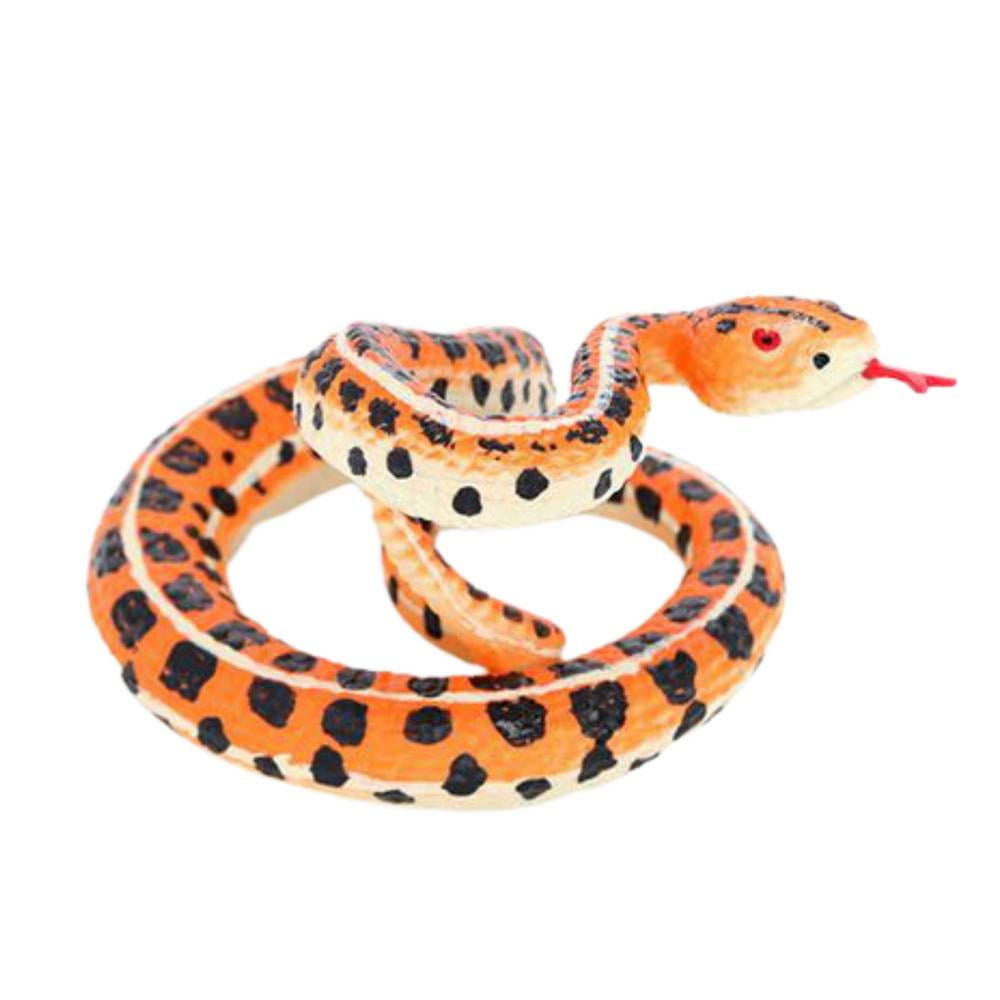 15 Models Fake Snakes Rubber Simulation Snake Kids Scary Toys Funny Joke Gifts 
