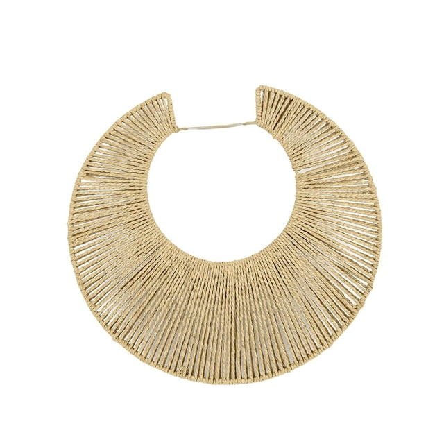 Pantalla tejida para lámpara de techo, accesorio vintage, sencilla pantalla decorativa japonesa para lámpara colgante, ideal para hoteles,