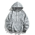 thumbnail image 1 of WILLBEST Sudaderas Navideñas Sudadera con Capucha De Manga Larga para Hombre, Otoño e Invierno, Color Sólido, Estilo Retro, Teñido Anudado, Sudadera De Lana con Capucha De Manga Larga XXGrande, 1 of 7