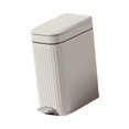 thumbnail image 3 of Cubo basura, contenedor basura, cubo basura para baño, basura con pedal para garaje, entrada, lavadero, hogar. Blanco, 3 of 8