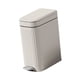 thumbnail image 3 of Cubo basura, contenedor basura, cubo basura para baño, basura con pedal para garaje, entrada, lavadero, hogar. Blanco, 3 of 8