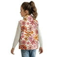 thumbnail image 3 of Pzuqiu Flower Girl Outerwear Vest Size 9-10 Comfortable Casual Zipper Winter Sleeveless Jacket with Pockets Practical Fall Outfits Fashion Clothing Soft for Teen Girls Trendy, 3 of 7