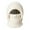 White, variant on Women's 3-in-1 Ribbed Knit Hat with Integrated Scarf, Winter Face Mask Beanie, Thermal Ear Flap Trapper Cap, Cold Weather Balaclava Style, Unisex Outdoor Winter Gear - Beige