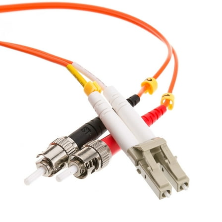 Fiber Optic Cable, Lc - St, Multimode, Duplex 50,125 - 2 Meter (6.6 Foot)