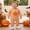 Orange, variant on Baby Boys Halloween Romper Adorable Pumpkin/Ghost Embroidery Long Sleeve Round Neck Jumpsui