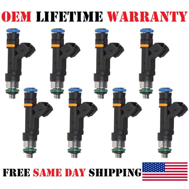 8x New Oem 0280158044 Fuel Injectors For 2003 2004 Ford F 150 5 4l V8 Walmart Com Walmart Com