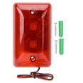 thumbnail image 2 of 1 JUEGO DE MINI Sirena Estroboscópica Con Cable, Alarma de Sonido Duradera de 12V, Luz Roja Intermitente, Sirena de Sonido, de Aarma de SeguriDad para El Hogar 108DB, 2 of 7