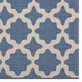 thumbnail image 3 of Modway Cerelia 5' x 8' Trellis Area Rug in Blue and Beige, 3 of 8