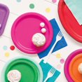 thumbnail image 3 of Unique Industries' Hot Pink Round 9" Dinner Plates, 20ct, 3 of 3