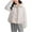 Beige, variant on ZRGHAOYLQ Cotton Padded Quilted Jacket Coat Women Solid Color Puffer Jackets with Detchable Hood Winter Warm Coats Long Sleeve Zip Up Hoodie