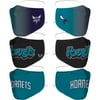 Charlotte Hornets Fanatics Branded Adult Team Logo Face Covering 3-Pack