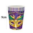 thumbnail image 2 of Joyful Carnival Themed Disposable Tableware Set For Party Celebration Dinnerware Plates Bowls Cups Cutlery And Serving Utensils Bright Colorful Design Festive 20PCS, 2 of 3
