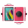thumbnail image 4 of Dteck Galaxy Tab S5e 2019 Case with Soft Screen Protector, 360 Rotating Kickstand Full-Body Impact Resistant Cover with Hand Strap For Samsung Galaxy Tab S5e 10.5 Inch 2019 (SM-T720 /SM-T725), Pink, 4 of 10