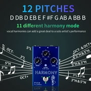 FLAMMA FV04 Harmony Vocal Processor Effects Pedal with 11 Different Harmony Modes