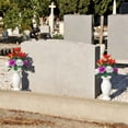 thumbnail image 6 of Artificial Cemetery Flowers, Memorial Lily Carnation Bouquet with Spike Vase, Flores Para Decoracion, UV Resistant Grave Decorations with Berries for Headstones, Outdoor Floral Arrangements, 6 of 6